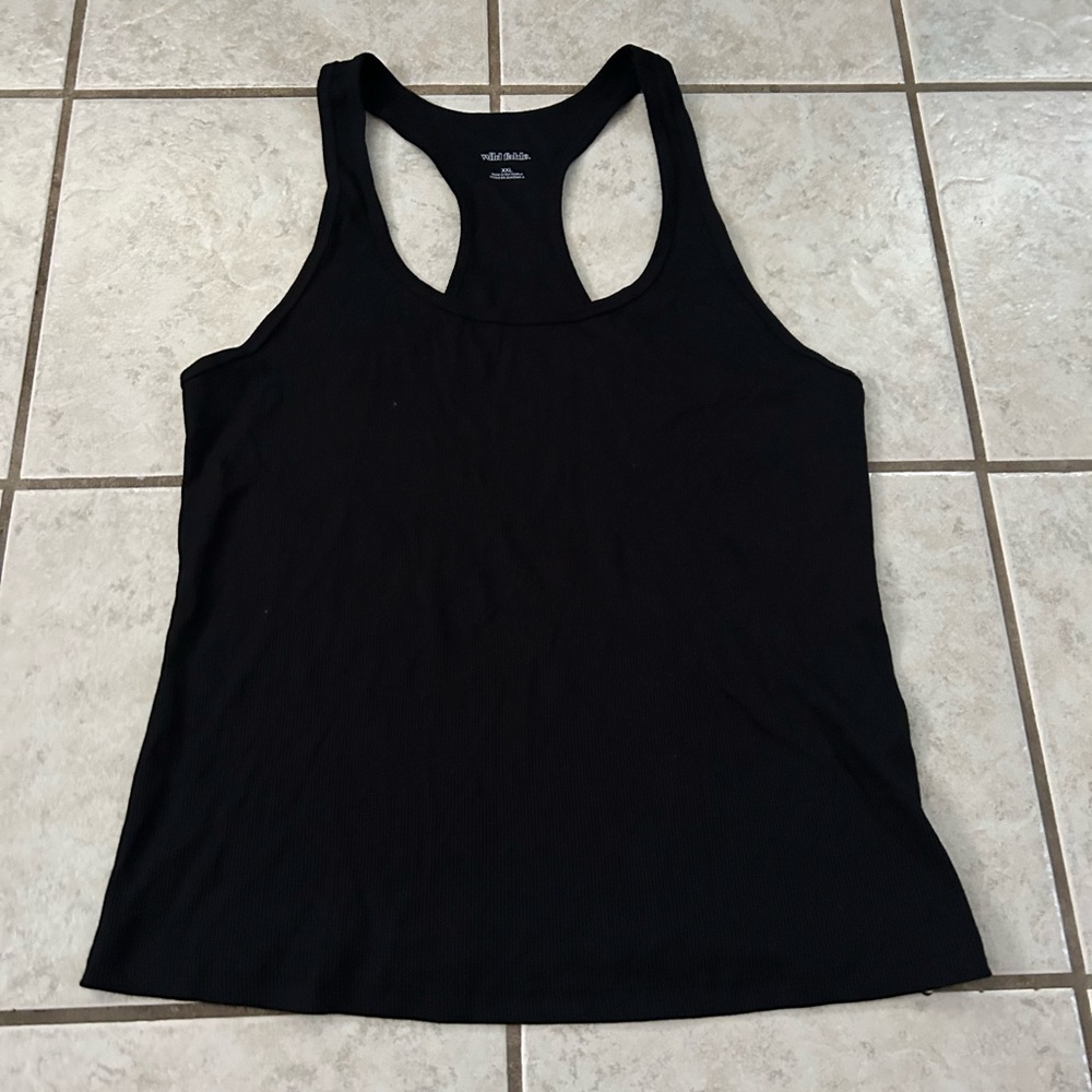 Wild Fable Black Racerback Tank Top